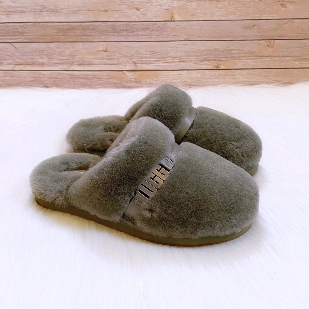 UGG Women’s Dalla UGG Metal Graphic Slippers In Burnt Olive